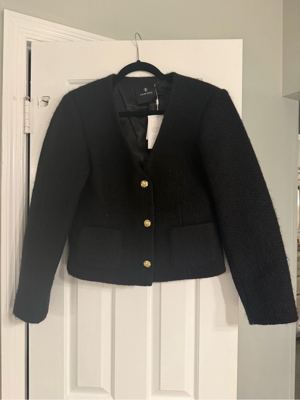 NWT Anine Bing Anitta Fitted Cardigan Medium - Picture 3 of 6